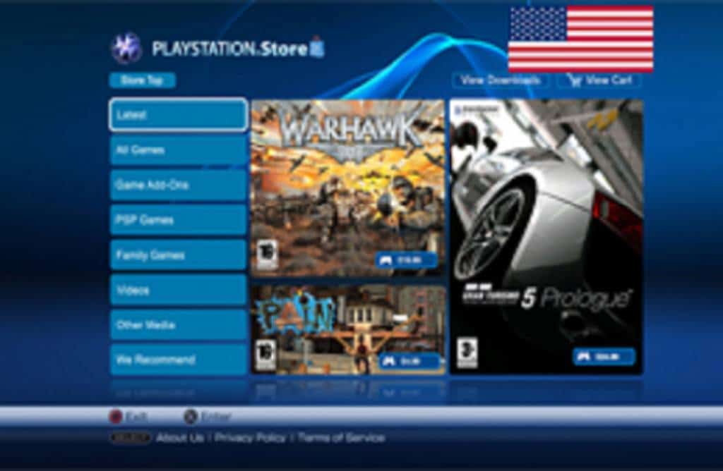 Store Update usa ps4info