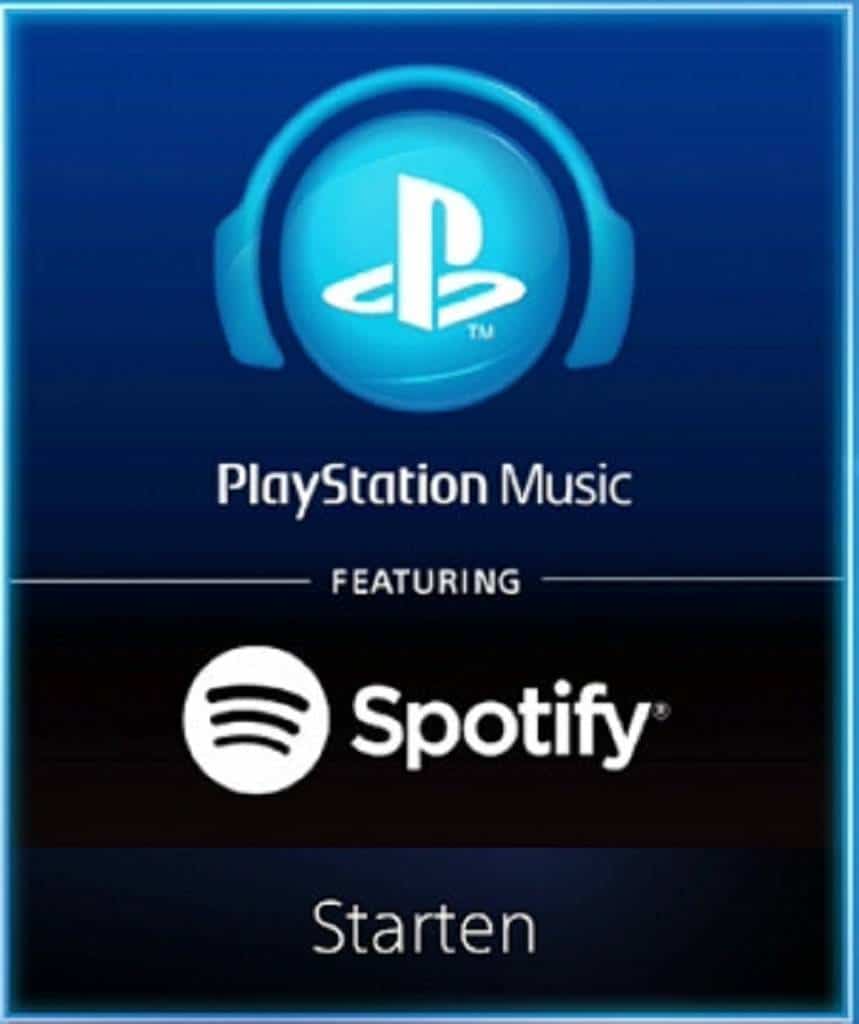 PlayStation Music Spotify 2