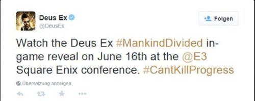 Deus Ex Mankind Divided Twitter