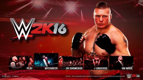 WWE 2K 16 Start 2016