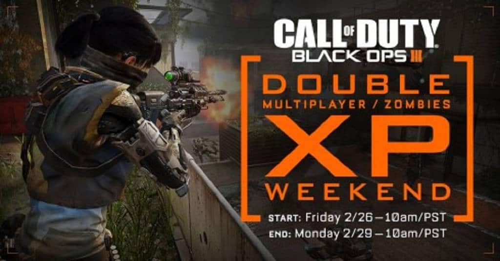 Black Ops 3 Doppelte Wochenende