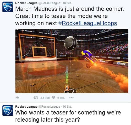 Rocket League-Twitter
