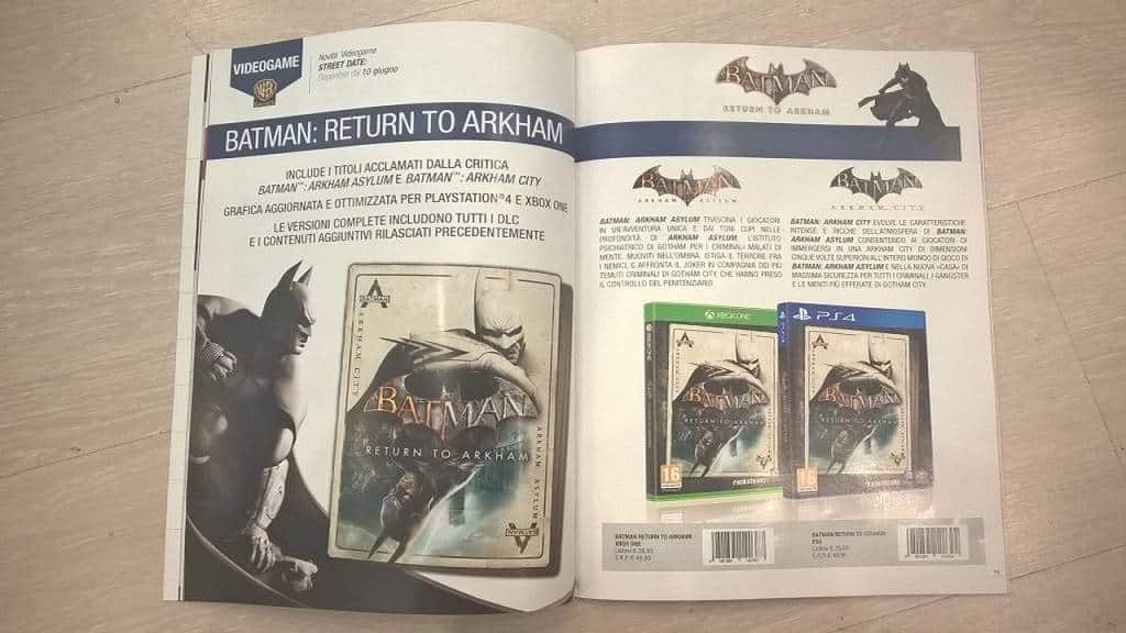 Batman Return to Arkham - HD Collection PS4 2016
