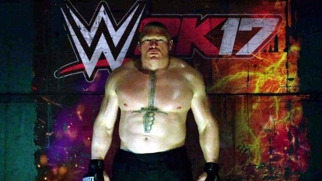 WWE 2K17 Brock Lesnar Cover Reveal