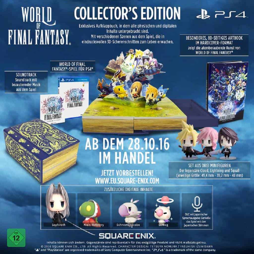 World of Final Fantasy - Limitierte Collector's Edition angekündigt