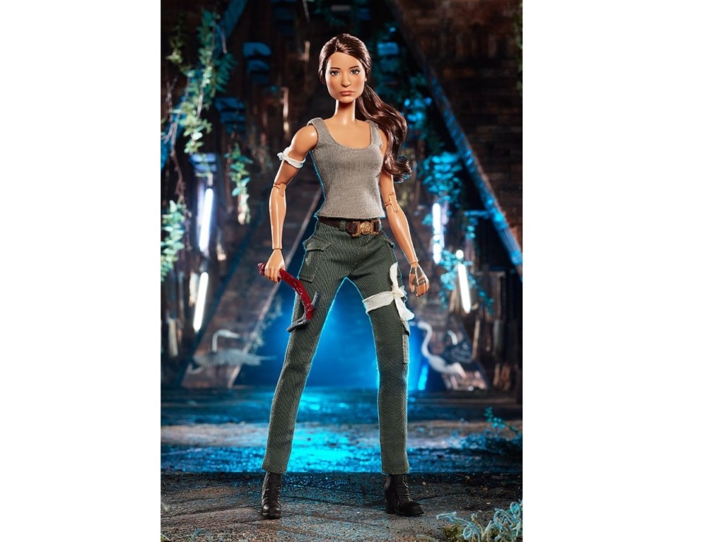 Spielzeughersteller Mattel stellt Lara Croft Barbie vor!