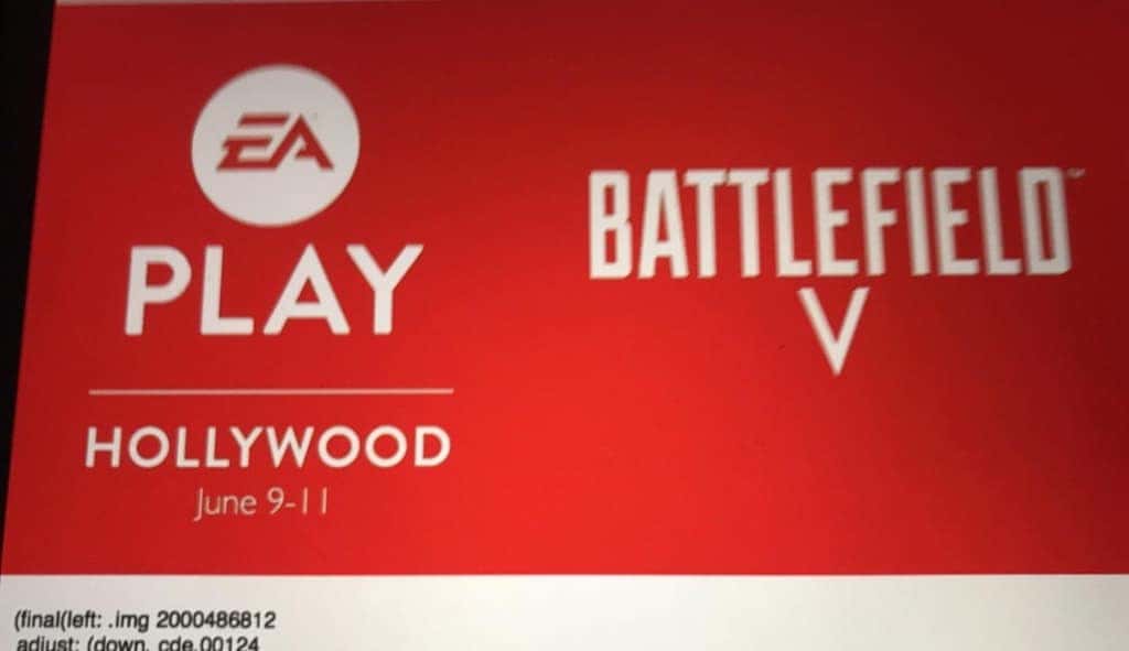 Battlefield V - Mögliches Banner für die EA Play geleakt